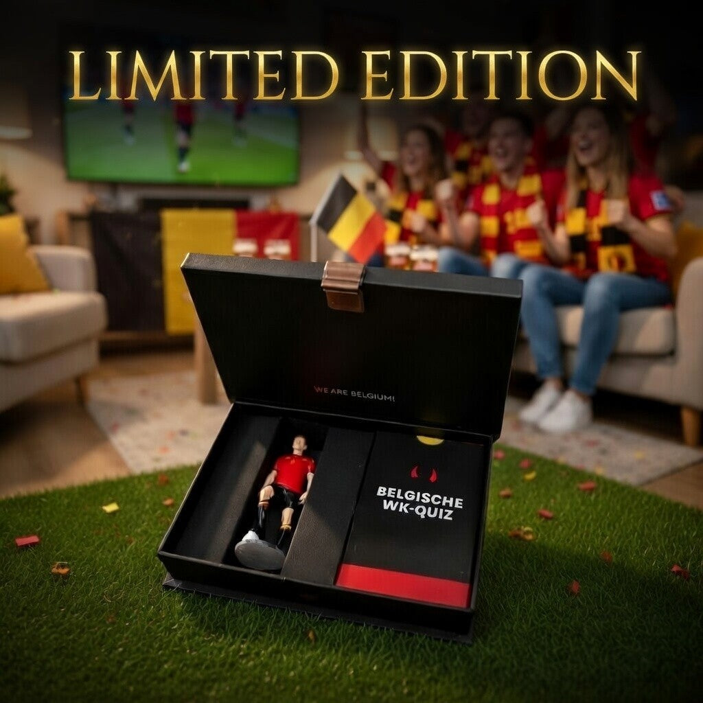 WK quiz box België limited edition open verpakking